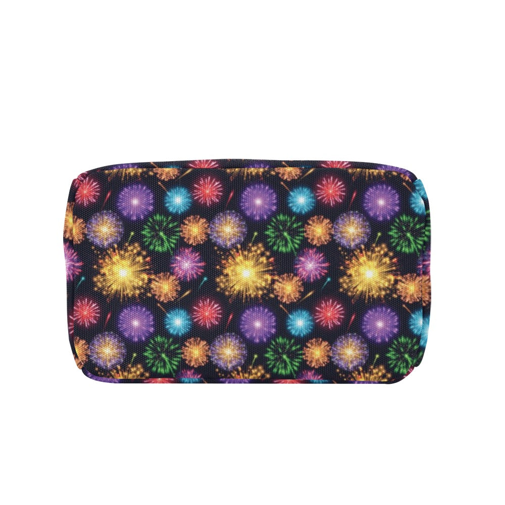 Firework Print Design LKS305 Insulated Lunch Bag