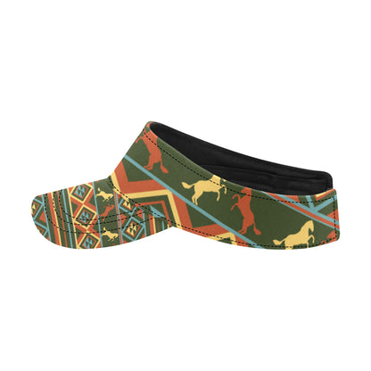 Horse Western Pattern Unisex Sun Visor