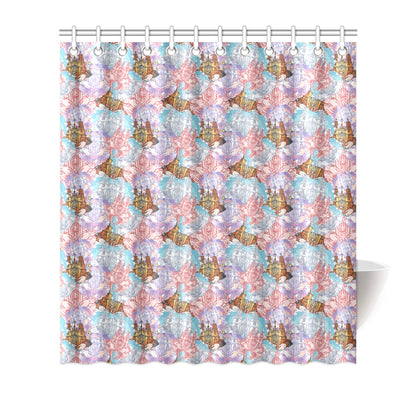 Christian Pattern Print Design 03 Shower Curtain