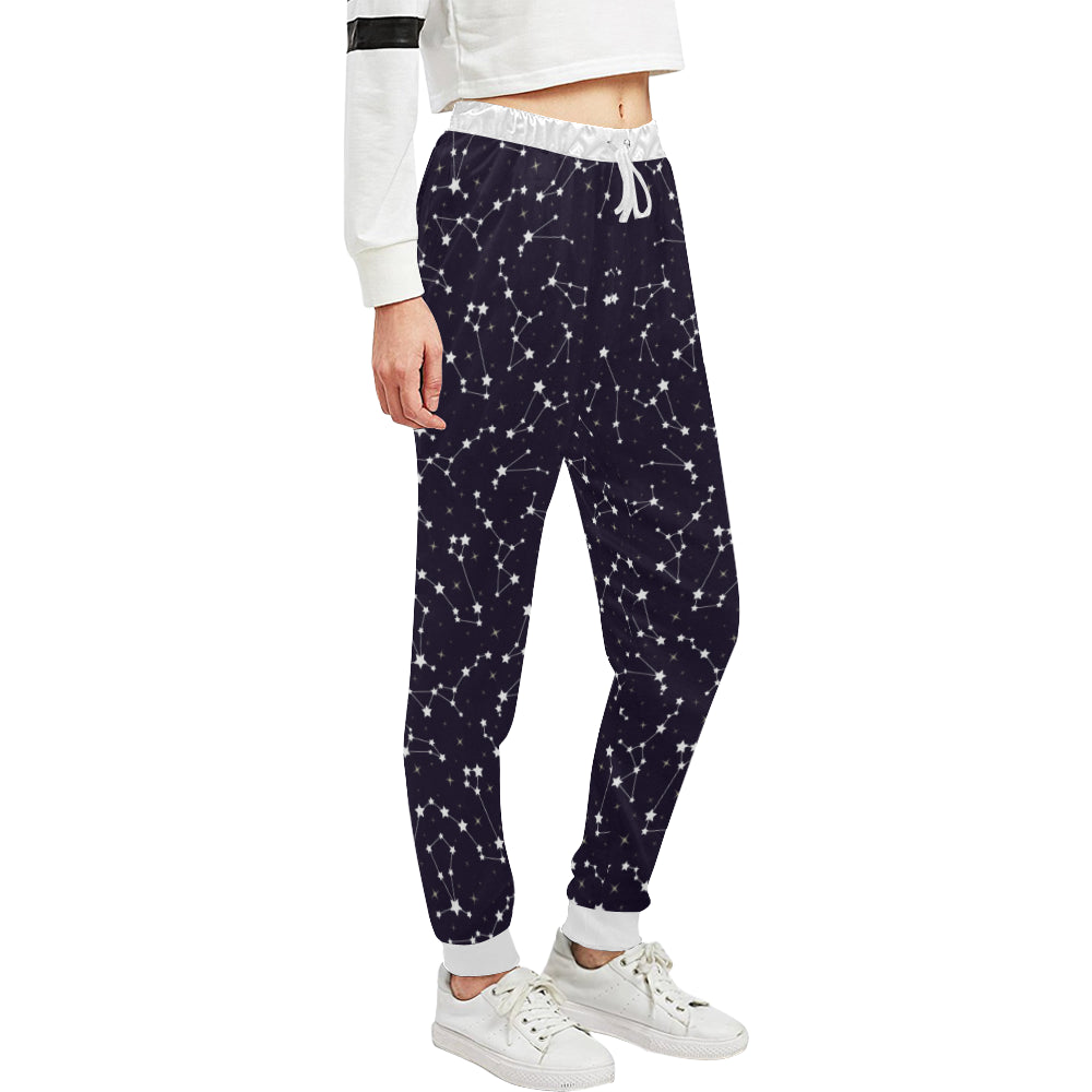 Zodiac Star Pattern Design Print Unisex Sweatpants