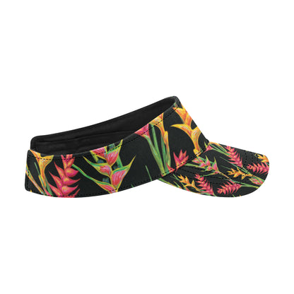 Heliconia Pattern Print Design HL01 Unisex Sun Visor