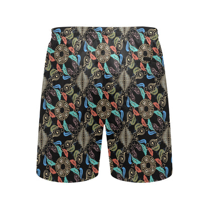 Ancient Greek Print Design LKS308 Men's Swim Trunks Beach Shorts