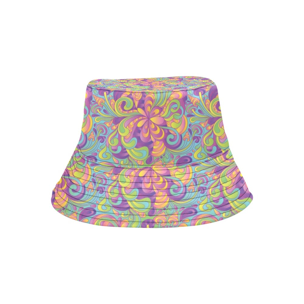 Trippy Print Design LKS306 Unisex Bucket Hat