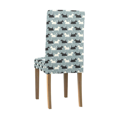 Scottish Terriers Print Design LKS301 Dining Chair Slipcover