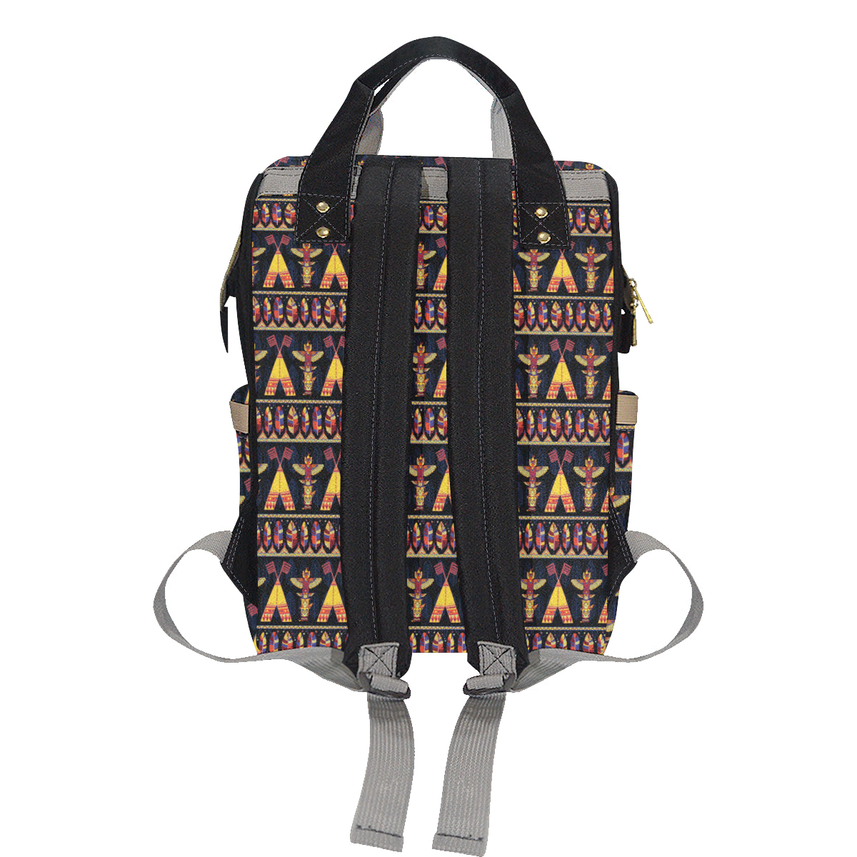 Totem Pole Design Diaper Bag Backpack
