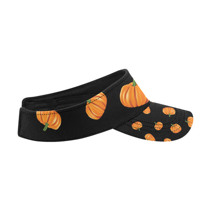 Pumpkin Pattern Print Design A05 Unisex Sun Visor