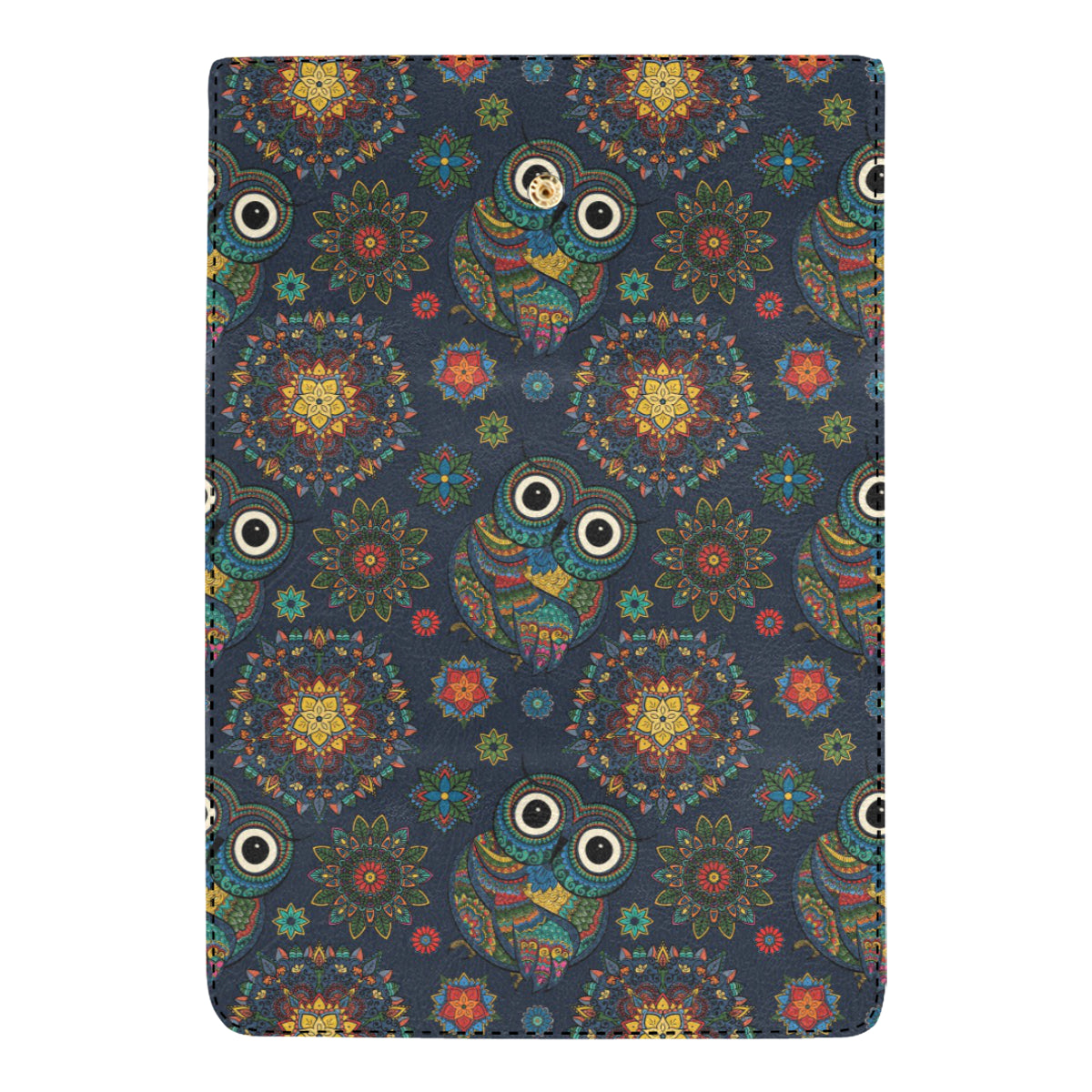 Owl Boho Style Pattern Print Design A04 Women's Trifold Wallet