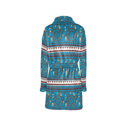 Dream catcher aztec Women's Fleece Robe