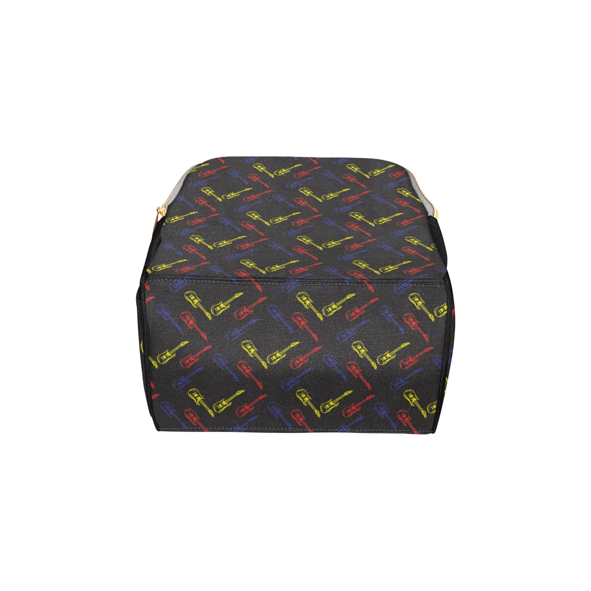 Electric Guitar Pattern Print Design 03 Diaper Bag Backpack