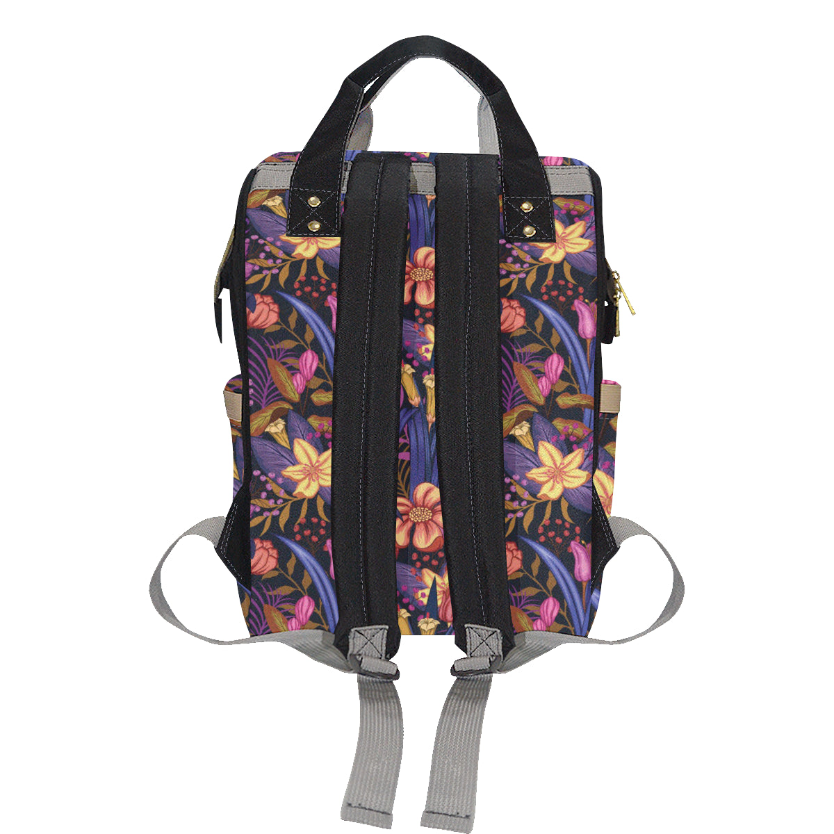 Lily Pattern Print Design LY016 Diaper Bag Backpack