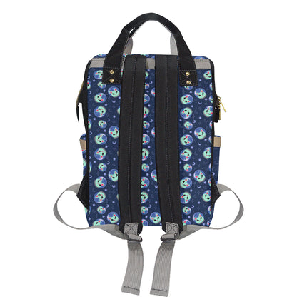 Alien Cat Diaper Bag Backpack