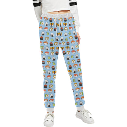 Sushi Cartoon Design Unisex Sweatpants