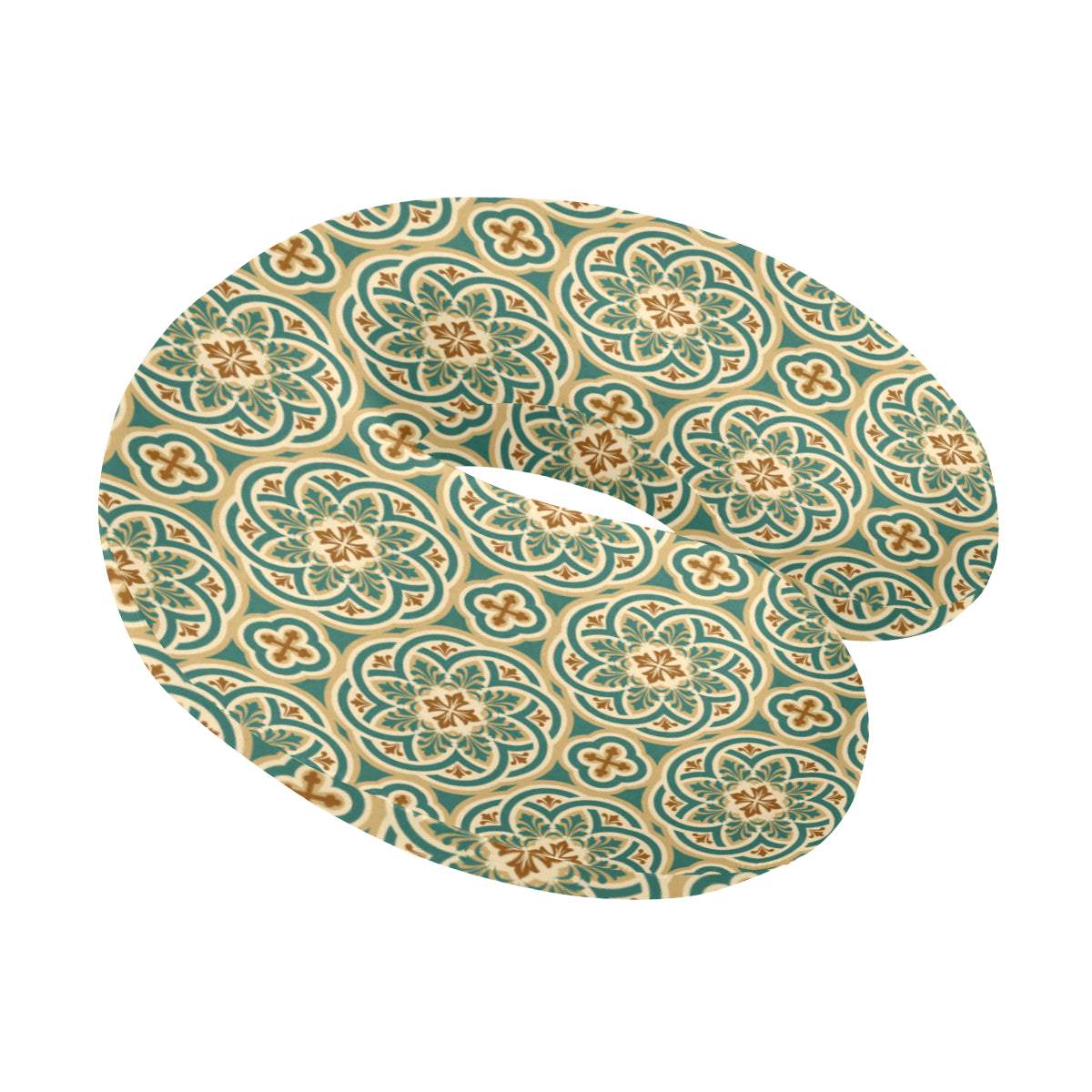 Cross Pattern Print Design 01 U-Shaped Travel Neck Pillow