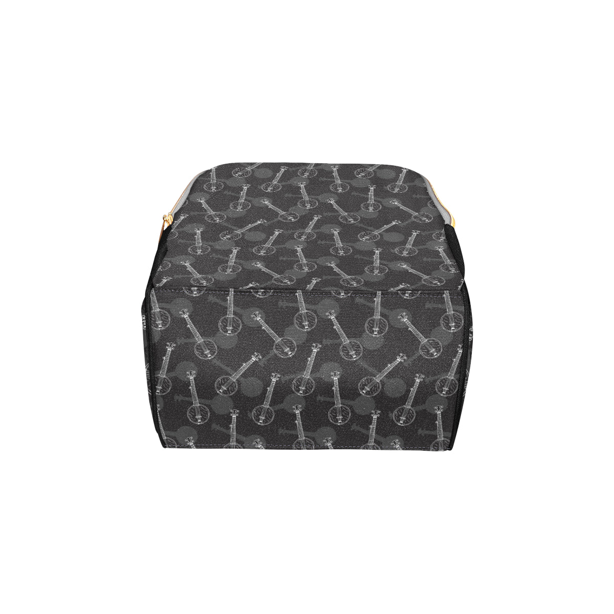 Banjo Pattern Print Design 03 Diaper Bag Backpack