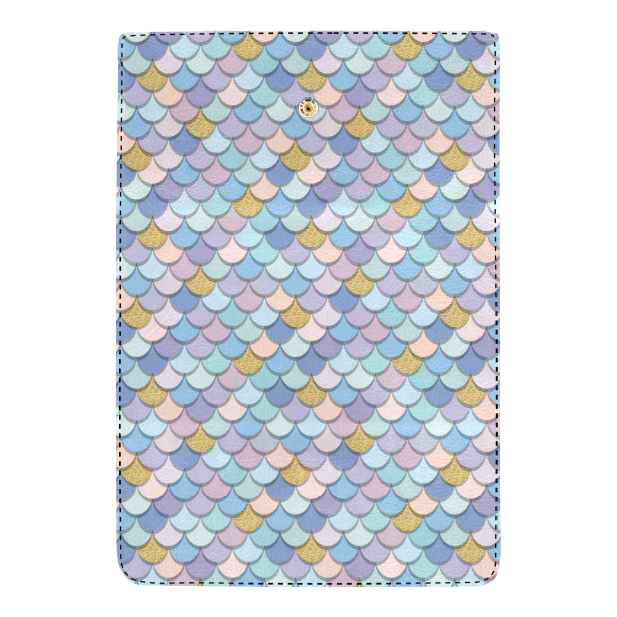 Mermaid Scales Pattern Print Design 05 Women's Trifold Wallet