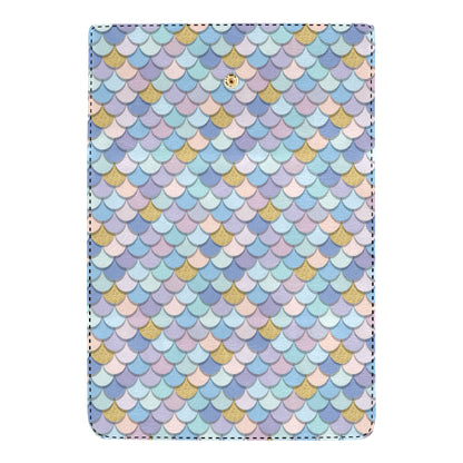 Mermaid Scales Pattern Print Design 05 Women's Trifold Wallet