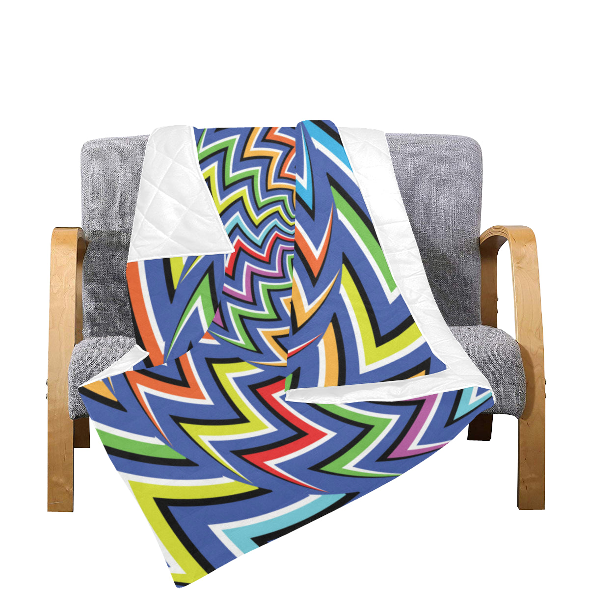 Optical illusion Pattern Print Design A02 Premium Quilt
