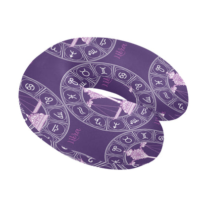 Libra Pattern Print Design 03 U-Shaped Travel Neck Pillow