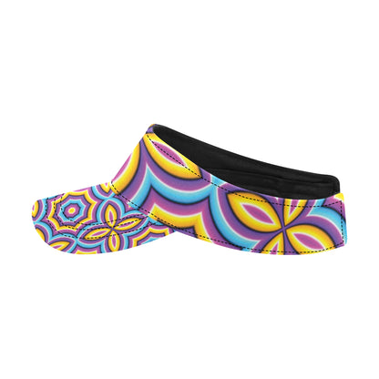 Optical illusion Pattern Print Design A03 Unisex Sun Visor