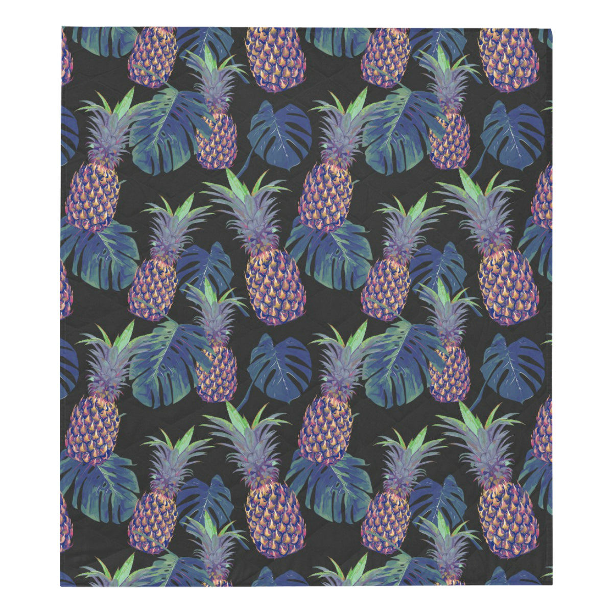 Pineapple Pattern Print Design PP04 Premium Quilt