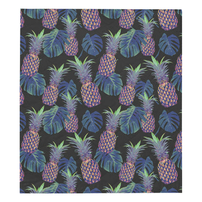 Pineapple Pattern Print Design PP04 Premium Quilt
