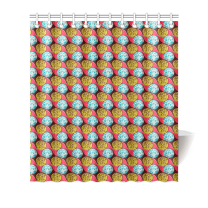 African Fashion Print Pattern Shower Curtain