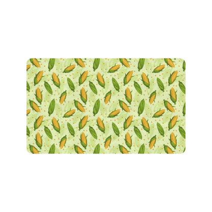 Agricultural Fresh Corn cob Print Pattern Rubber Doormat