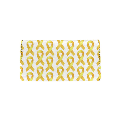 Bone cancer Pattern Print Design 02 Women's Trifold Wallet