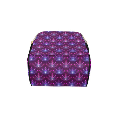 lotus Pattern Print Design LO01 Diaper Bag Backpack