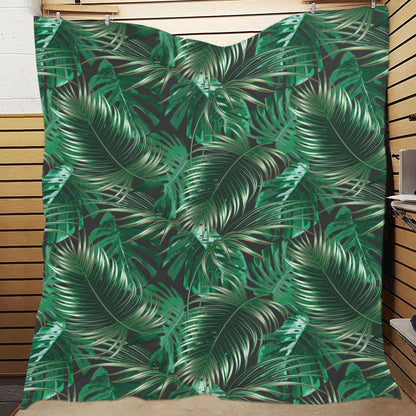 Tropical Flower Pattern Print Design TF012 Premium Quilt