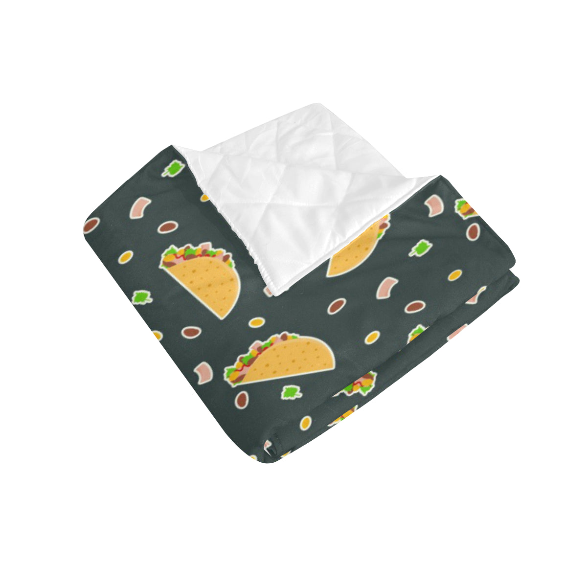 Taco Pattern Print Design TC02 Premium Quilt