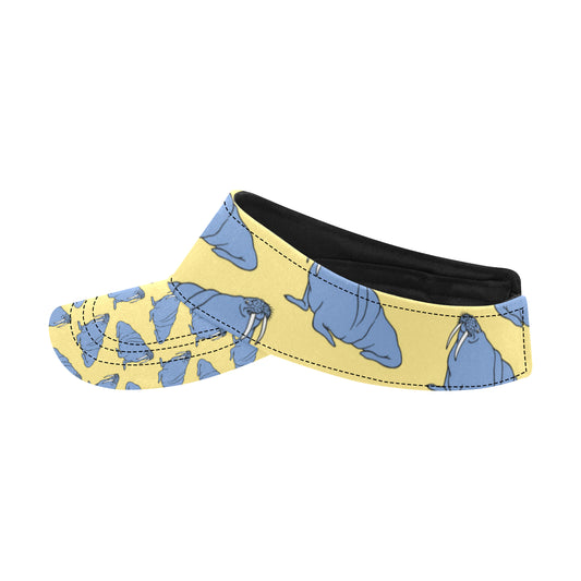Walrus Pattern Print Design 02 Unisex Sun Visor