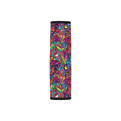 Trippy Print Design LKS302 Car Seat Belt Cover