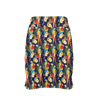 Parrot Themed Design 17" Golf & Pickleball Skort with Pockets