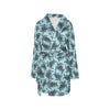 Sea Turtle Print Design LKS3010 Women's Fleece Robe