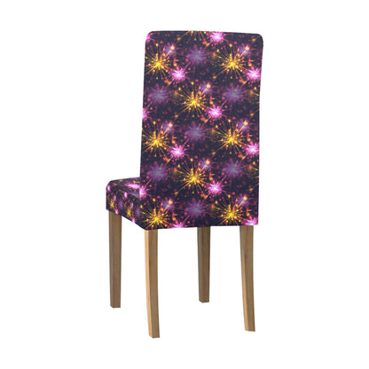 Firework Print Design LKS303 Dining Chair Slipcover