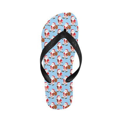 Santa Christmas Themed Print Design LKS305 Flip Flops