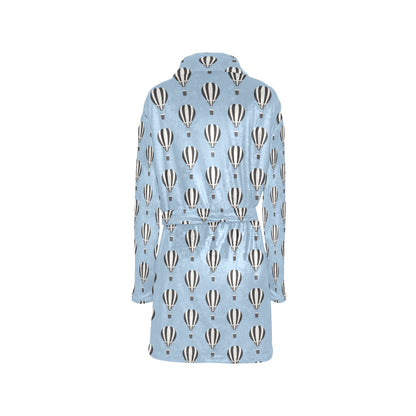 Ballon Pattern Print Design 05 Women's Fleece Robe