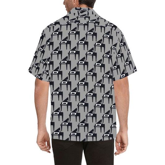 Piano Print Design LKS404 Men's Men's Hawaiian Shirt