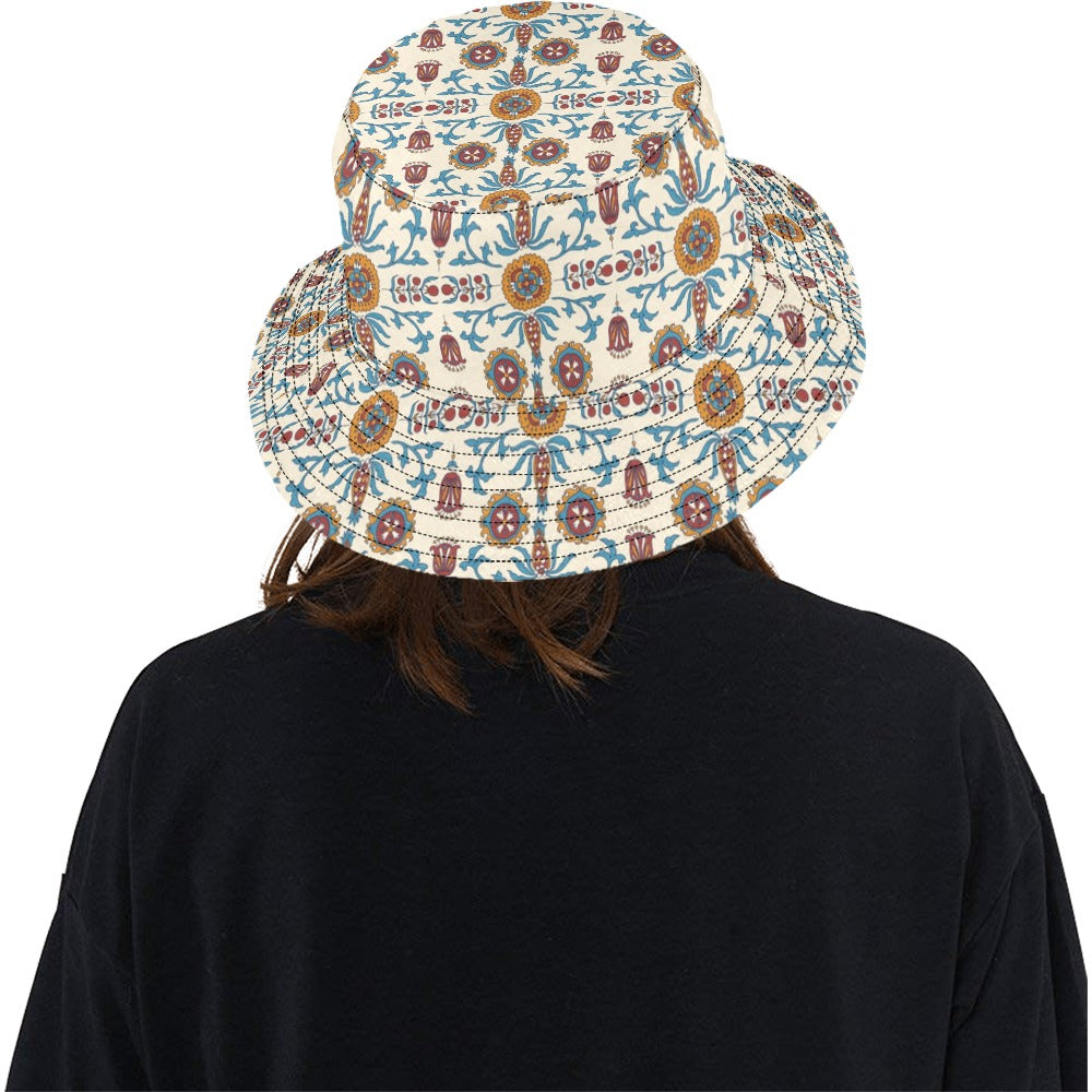 Suzani Print Design LKS301 Unisex Bucket Hat