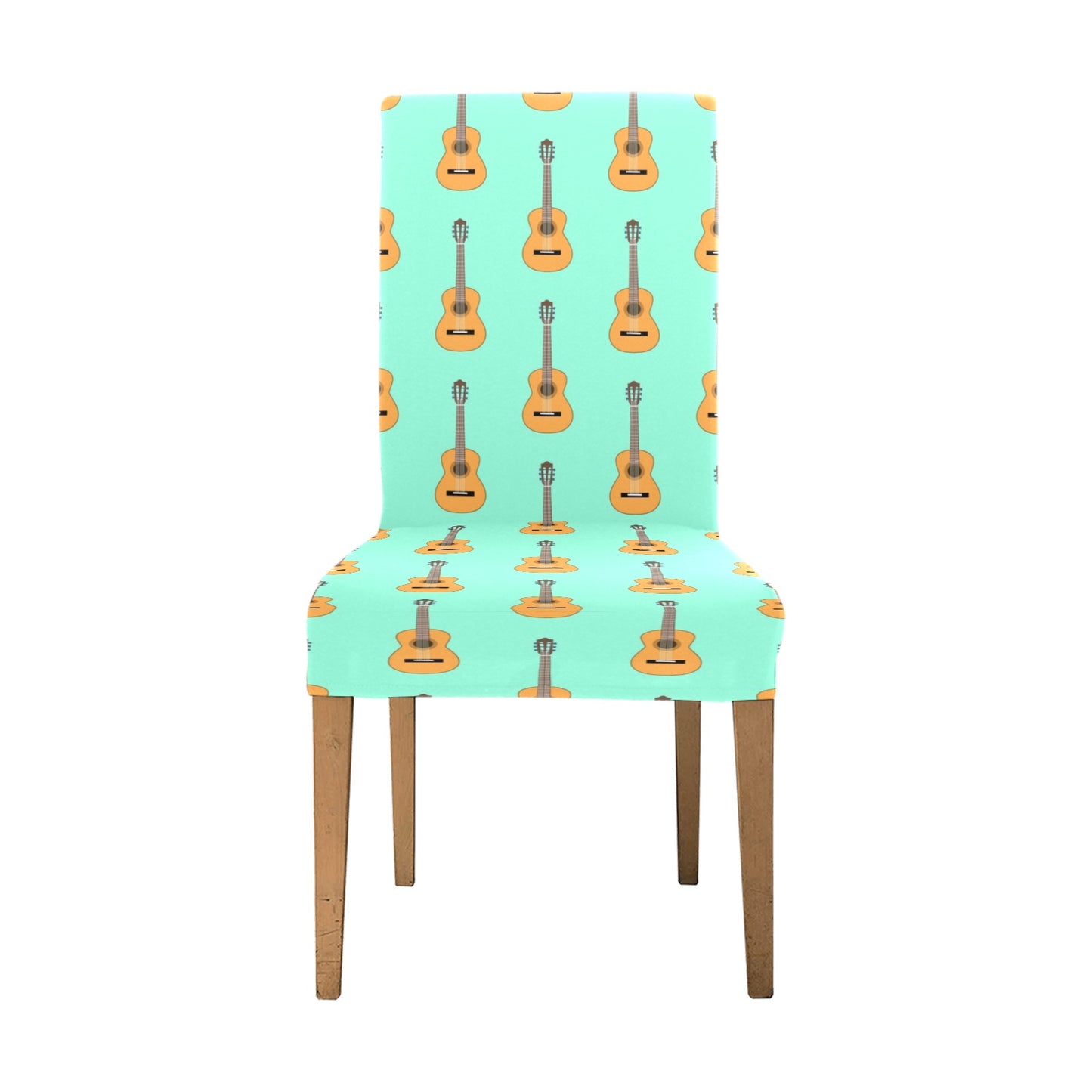 Acoustic Guitar Print Design LKS403 Dining Chair Slipcover