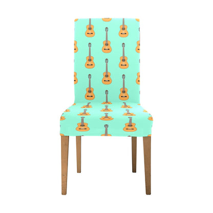 Acoustic Guitar Print Design LKS403 Dining Chair Slipcover