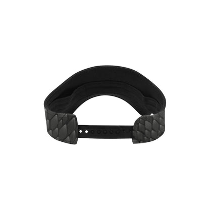 Snake Skin Black Print Unisex Sun Visor
