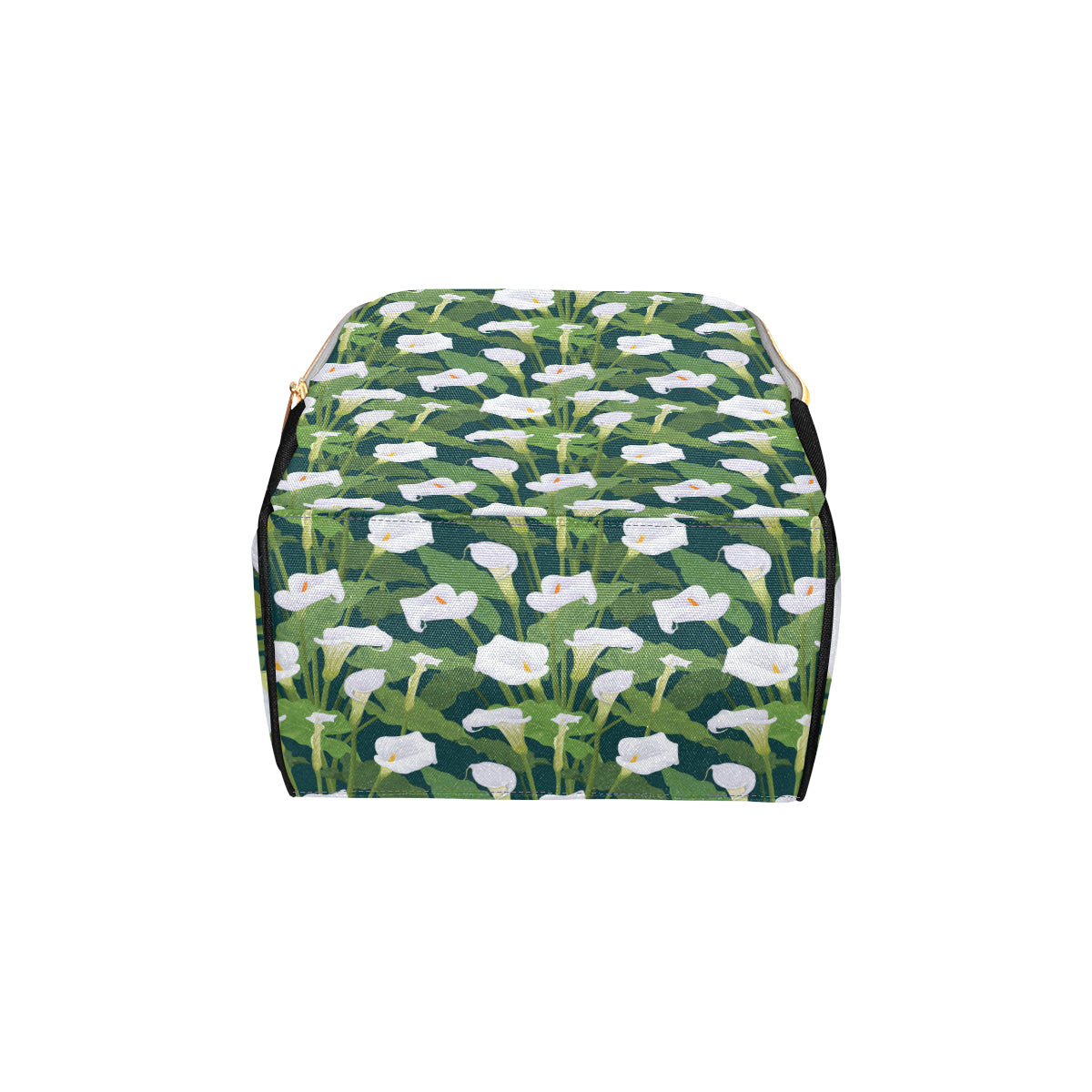 Lily Pattern Print Design 04 Diaper Bag Backpack
