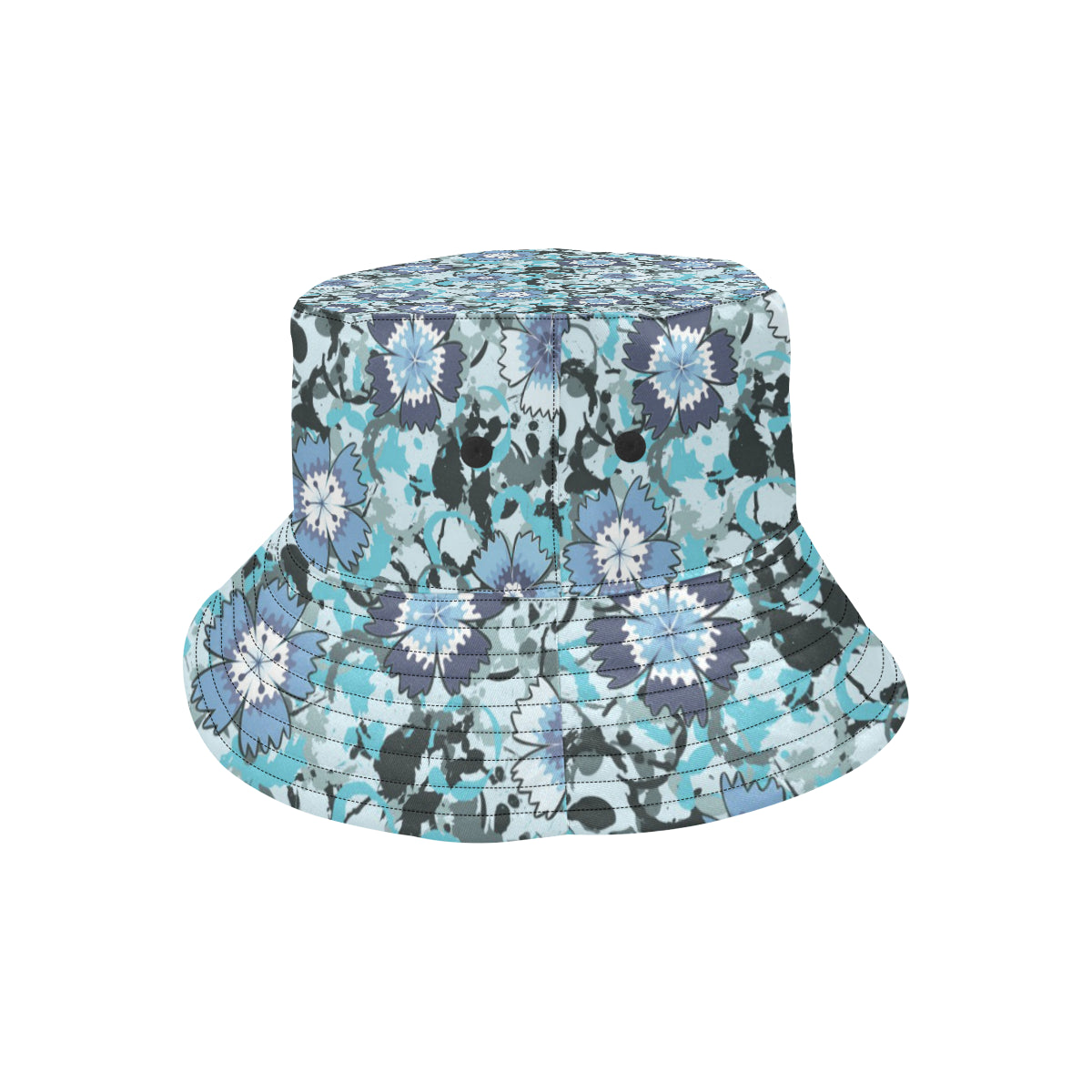 Carnations Pattern Print Design CN04 Unisex Bucket Hat