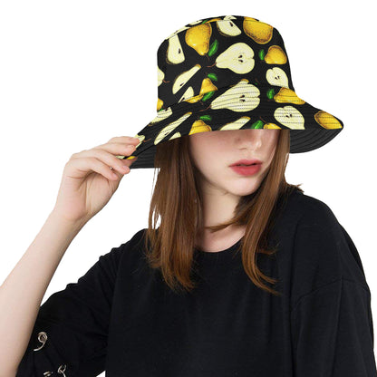 Pear Pattern Print Design PE01 Unisex Bucket Hat