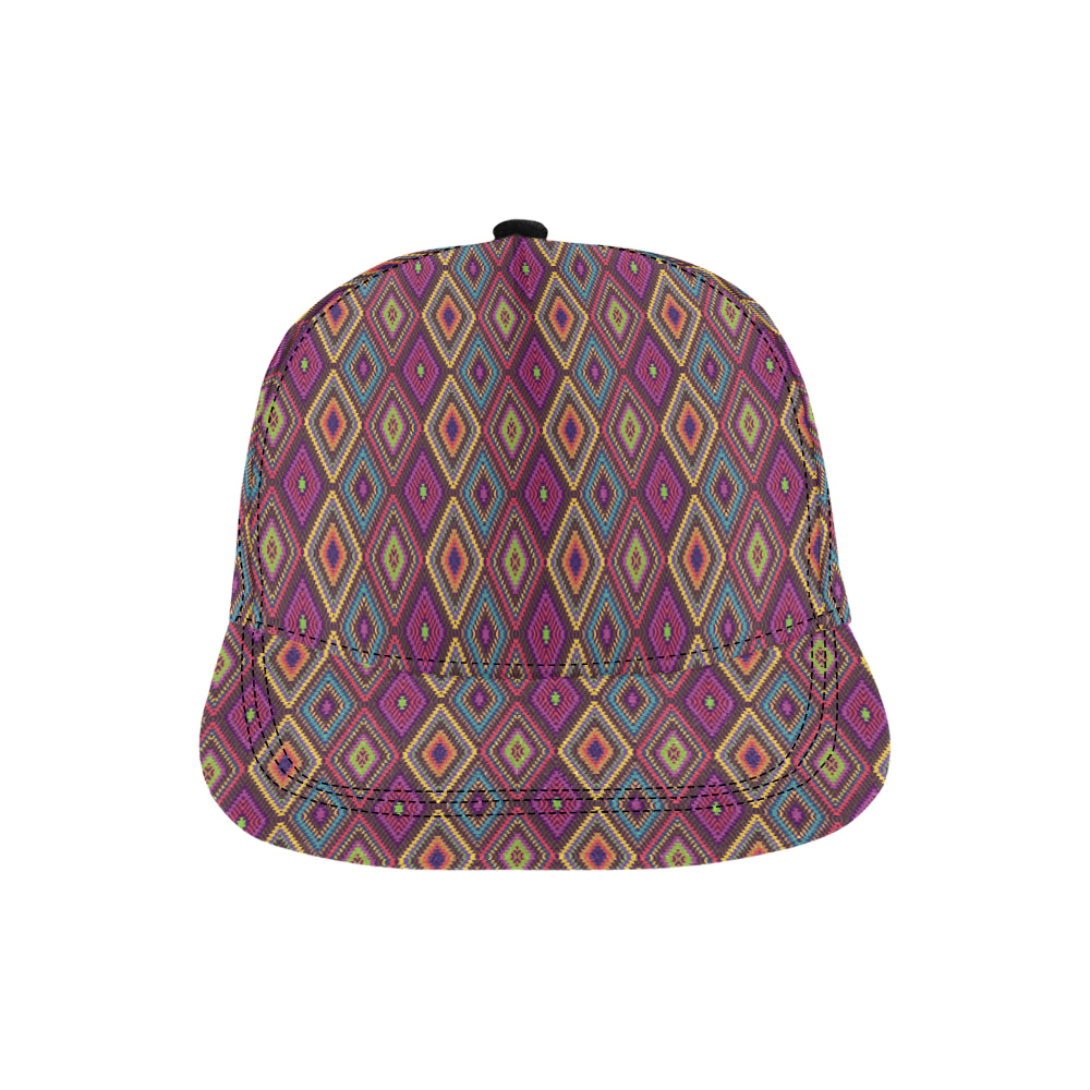 Southwestern Print Snapback Cap