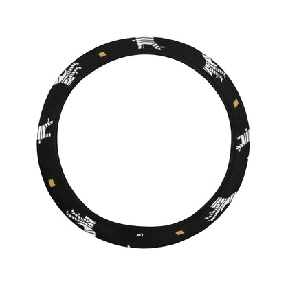 Mummy Cute Print Design LKS301 Steering Wheel Cover with Elastic Edge