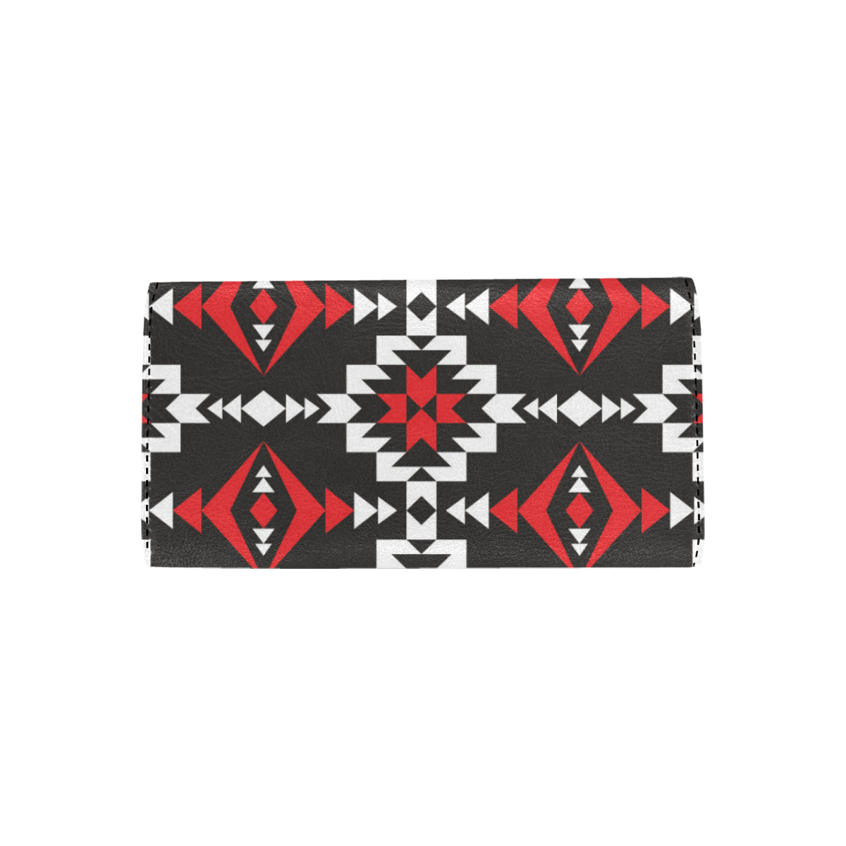 Navajo Pattern Print Design A02 Women's Trifold Wallet