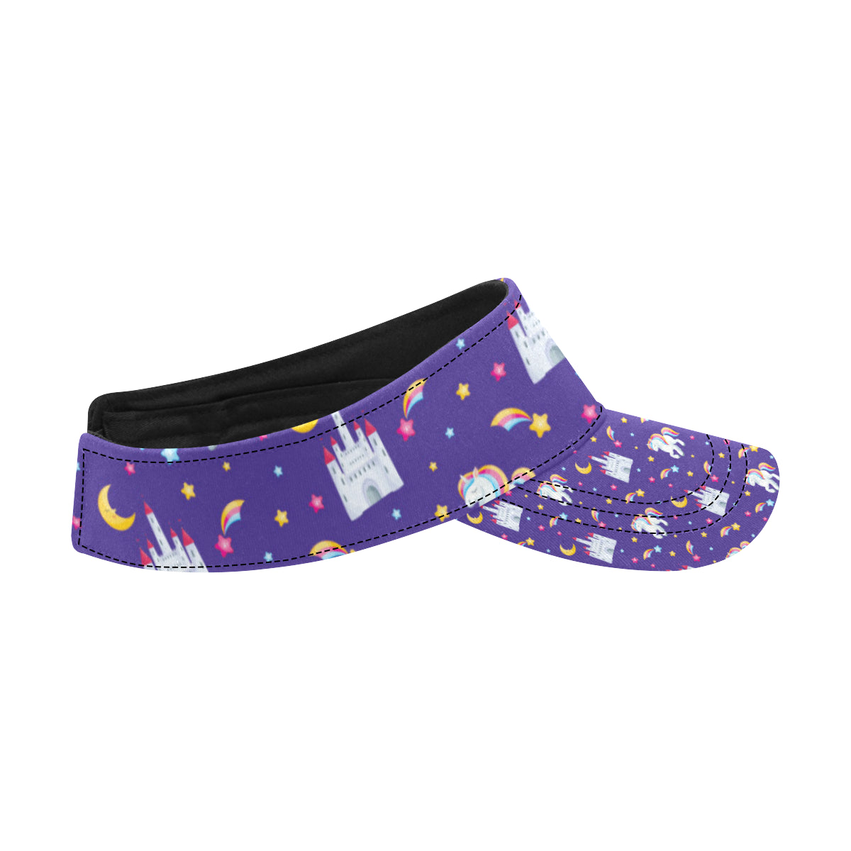 Unicorn Casttle Unisex Sun Visor